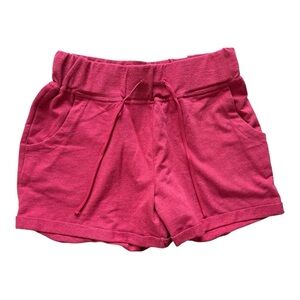Maurices Red Athletic Shorts Soft Stretchy Fabric